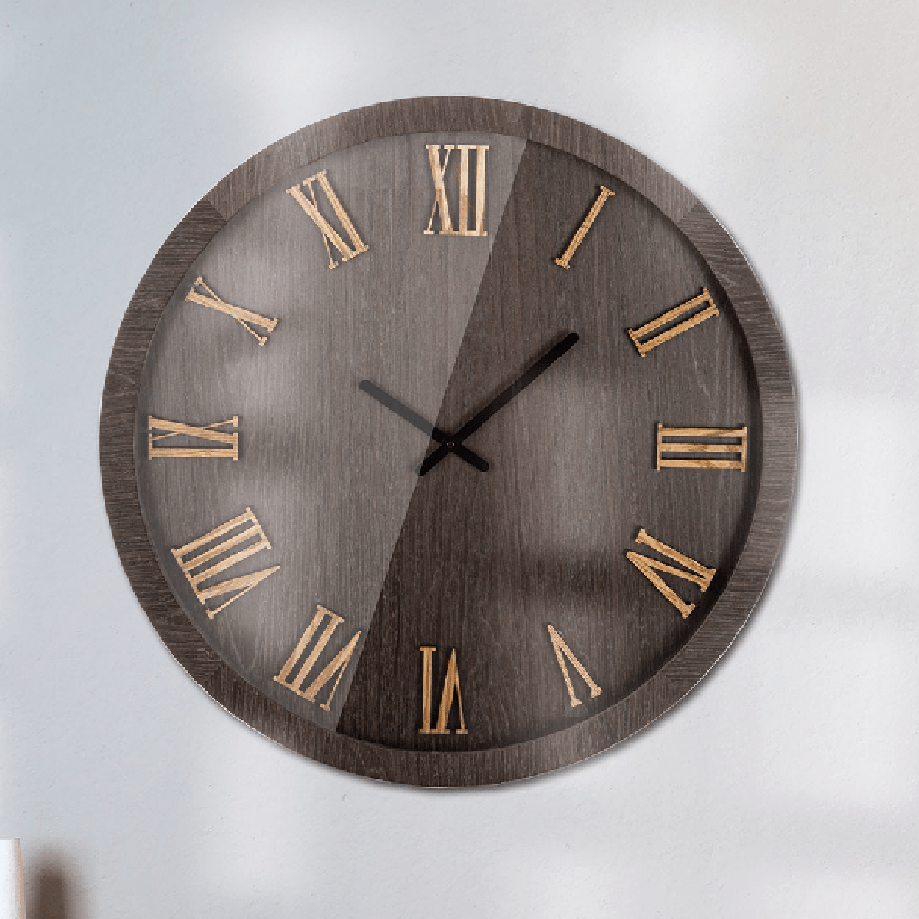 Schinzo Wall Clock 60cm - CLOCKS - Beattys of Loughrea
