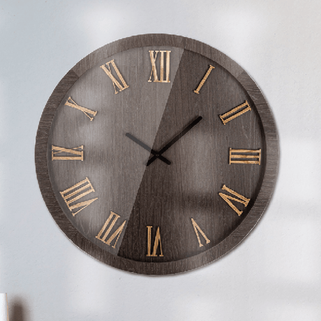 Schinzo Wall Clock 60cm - CLOCKS - Beattys of Loughrea