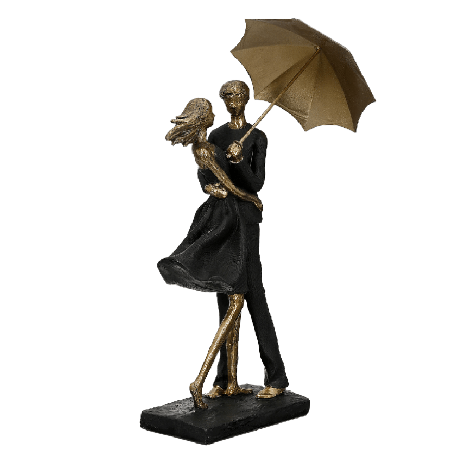 Couple Dancing in the Rain Figure 36.5cm - ORNAMENTS - Beattys of Loughrea