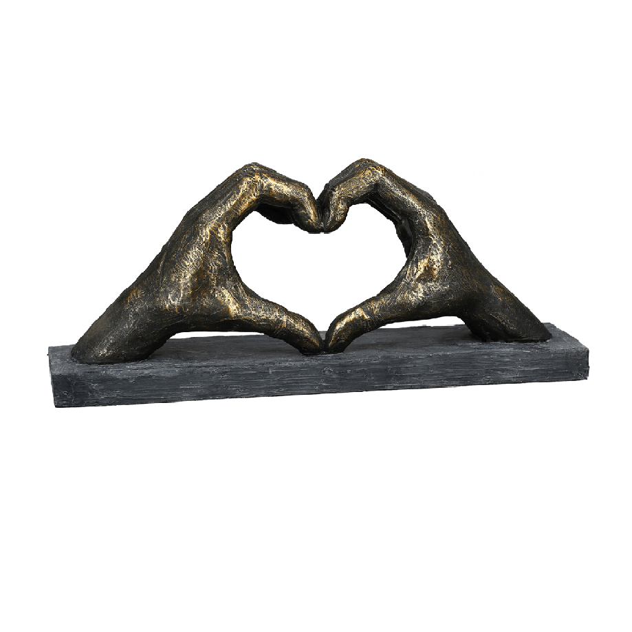 Heart and Hands Sculpture 36 x 15cm - ORNAMENTS - Beattys of Loughrea
