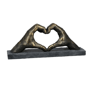 Heart and Hands Sculpture 36 x 15cm - ORNAMENTS - Beattys of Loughrea