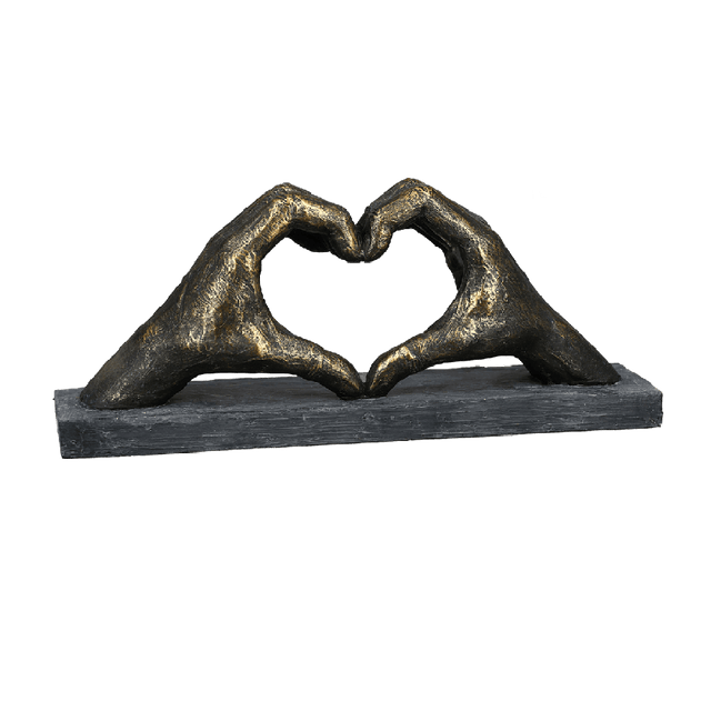Heart and Hands Sculpture 36 x 15cm - ORNAMENTS - Beattys of Loughrea