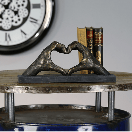Heart and Hands Sculpture 36 x 15cm - ORNAMENTS - Beattys of Loughrea