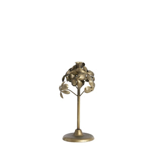 Candle Stick 14.5 x 12.5 x 28.5cm ITAJAI Bronze - CANDLE HOLDERS / Lanterns - Beattys of Loughrea