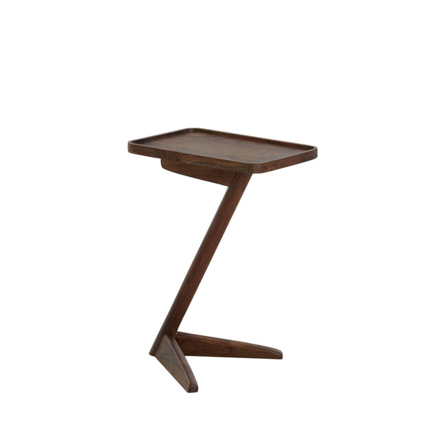 Side table 45 x 42 x 63cm QIANO Acacia Wood Brown - OCCASIONAL FURNITURE - Beattys of Loughrea