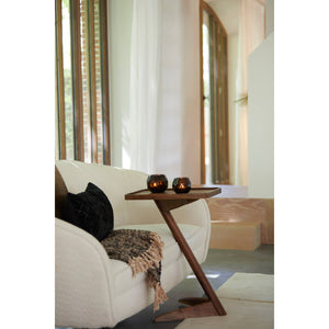 Side table 45 x 42 x 63cm QIANO Acacia Wood Brown - OCCASIONAL FURNITURE - Beattys of Loughrea