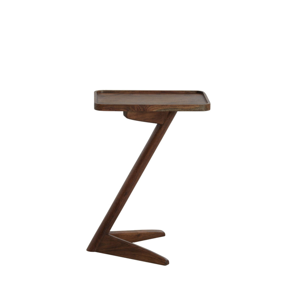 Side table 45 x 42 x 63cm QIANO Acacia Wood Brown - OCCASIONAL FURNITURE - Beattys of Loughrea