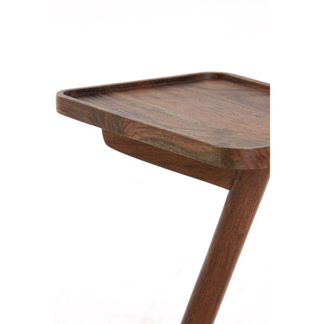 Side table 45 x 42 x 63cm QIANO Acacia Wood Brown - OCCASIONAL FURNITURE - Beattys of Loughrea