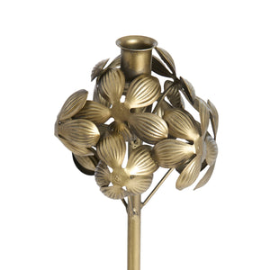 Candle Stick 15 x 13.5 x 38cm ITAJAI Bronze - CANDLE HOLDERS / Lanterns - Beattys of Loughrea