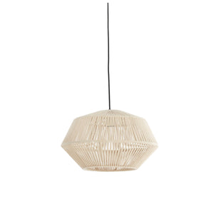Hanging Pendant 40 x 24cm DEYA Cream - CEILING LIGHTS - Beattys of Loughrea