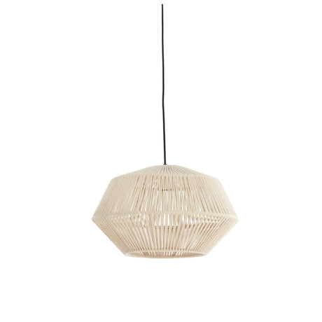 Hanging Pendant 40 x 24cm DEYA Cream - CEILING LIGHTS - Beattys of Loughrea