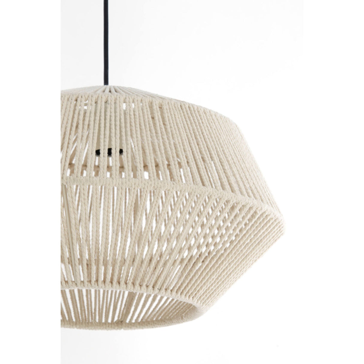 Hanging Pendant 40 x 24cm DEYA Cream - CEILING LIGHTS - Beattys of Loughrea