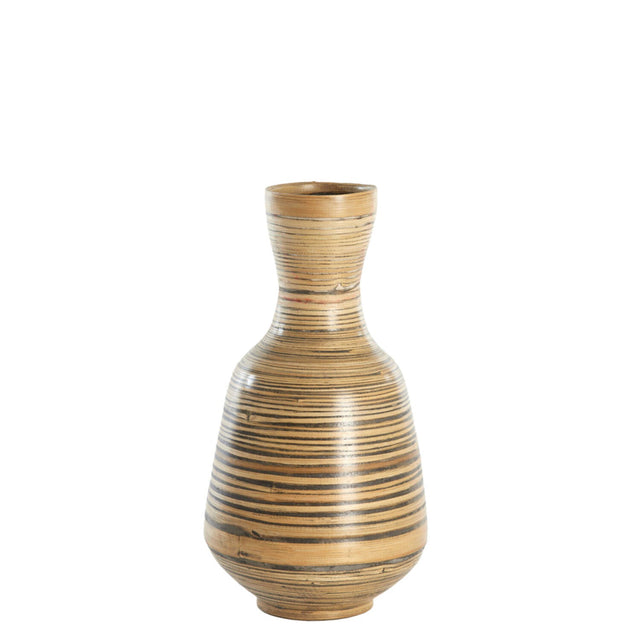Vase Deco 22 x 40cm TULUA Bamboo Grey - Brown - FLOWERPOT/VASE/JUG 1 - Beattys of Loughrea