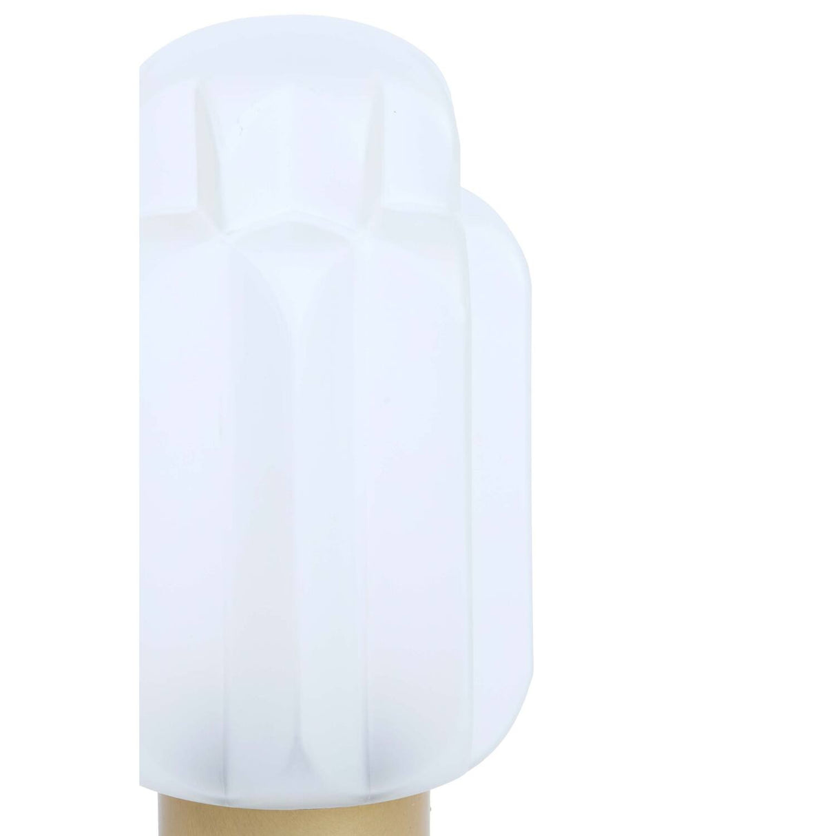 Table Lamp LED 11.5 x 22cm THISIO Glass Matt White - TABLE/BEDSIDE LAMPS - Beattys of Loughrea