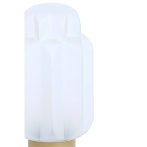 Table Lamp LED 11.5 x 22cm THISIO Glass Matt White - TABLE/BEDSIDE LAMPS - Beattys of Loughrea