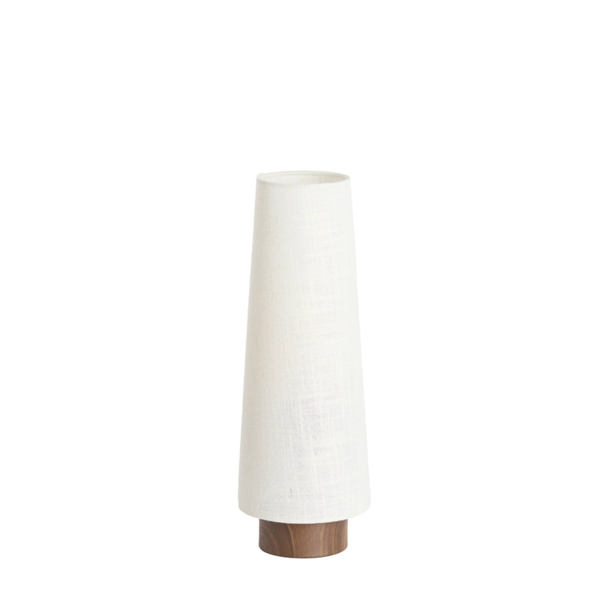 Table Lamp 15 x 42cm HOWIE Wood Print Dark Brown & Cream - TABLE/BEDSIDE LAMPS - Beattys of Loughrea