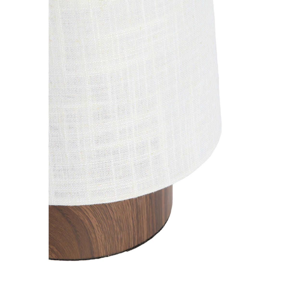 Table Lamp 15 x 42cm HOWIE Wood Print Dark Brown & Cream - TABLE/BEDSIDE LAMPS - Beattys of Loughrea