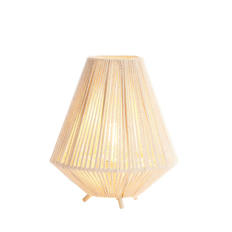 Table Lamp 28 x 32cm FELIDA Cream - TABLE/BEDSIDE LAMPS - Beattys of Loughrea