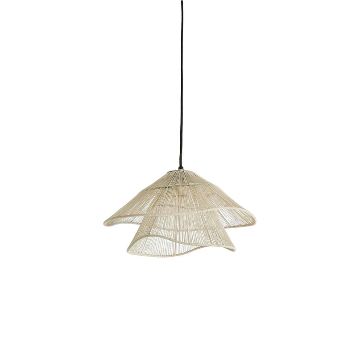 Hanging Pendant 36 x 29cm ALAMEDA Cream - CEILING LIGHTS - Beattys of Loughrea