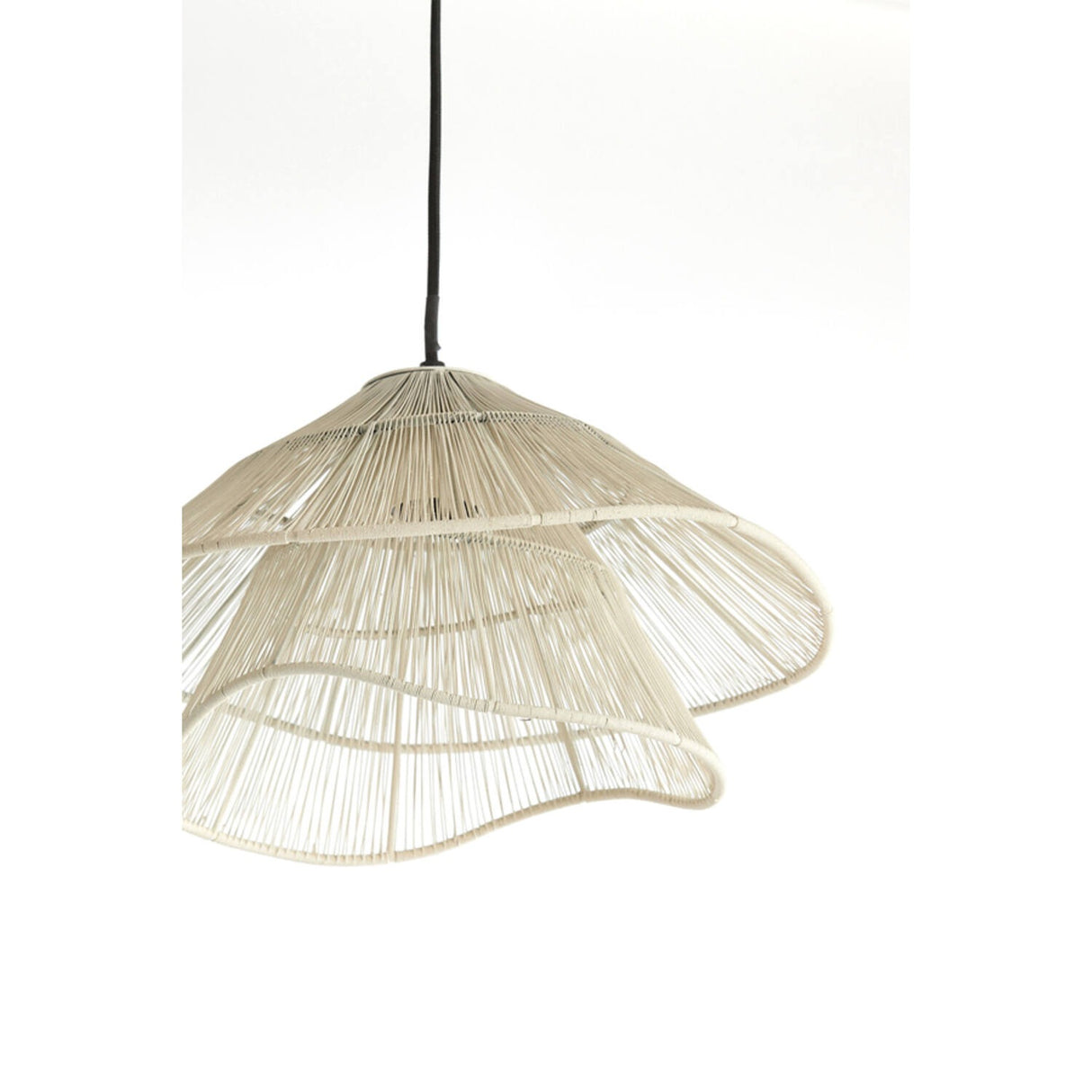 Hanging Pendant 36 x 29cm ALAMEDA Cream - CEILING LIGHTS - Beattys of Loughrea
