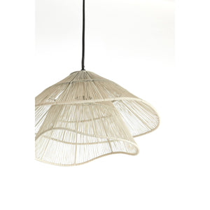 Hanging Pendant 36 x 29cm ALAMEDA Cream - CEILING LIGHTS - Beattys of Loughrea
