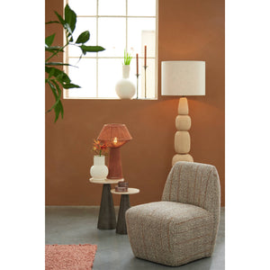 Table Lamp 30 x 47cm FUGIA Jute Brick Red - TABLE/BEDSIDE LAMPS - Beattys of Loughrea