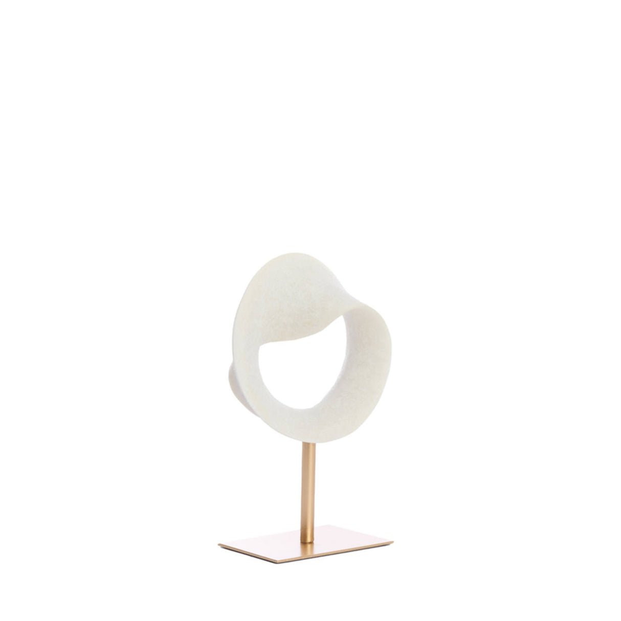 Ornament on Base 20 x 10 x 30cm TUZLA Cream & Antique Bronze - ORNAMENTS - Beattys of Loughrea