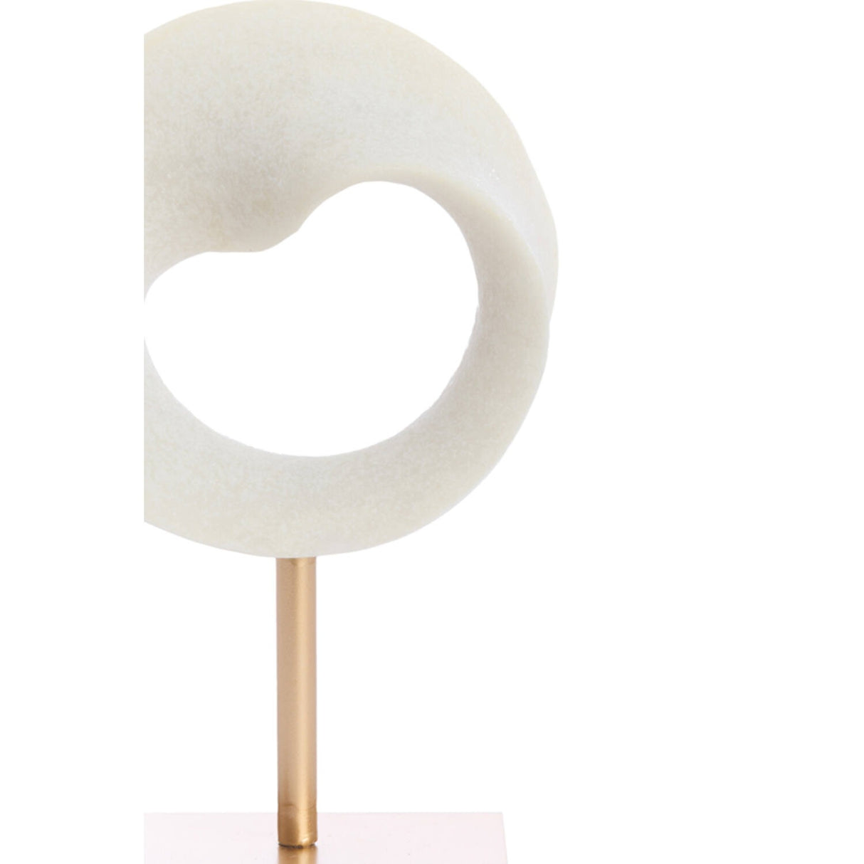 Ornament on Base 20 x 10 x 30cm TUZLA Cream & Antique Bronze - ORNAMENTS - Beattys of Loughrea