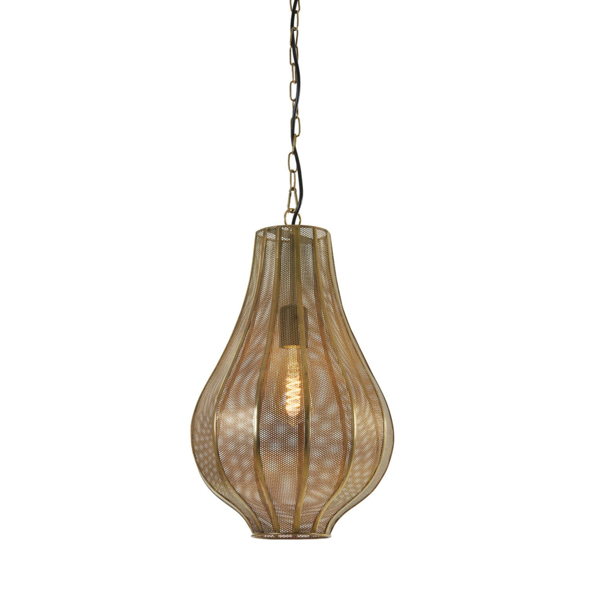Hanging Pendant 29 x 48.5cm MICHA Gold - CEILING LIGHTS - Beattys of Loughrea
