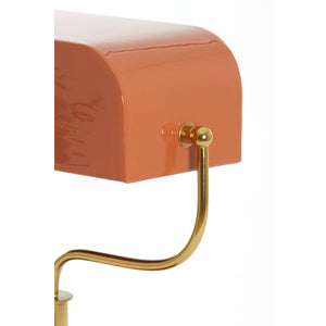 Table Lamp 37 x 14 x 43cm AYER Shiny Orange & Gold - TABLE/BEDSIDE LAMPS - Beattys of Loughrea