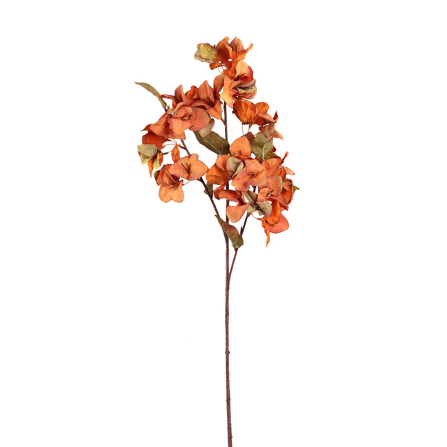 Orange Trillium Stem Artificial Flower - FLOWERS - PAPER/PLASTIC - Beattys of Loughrea