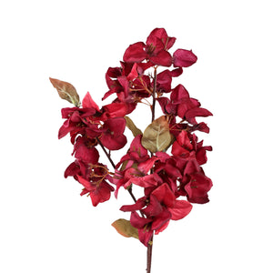 Red Trillium Stem Artificial Flower - FLOWERS - PAPER/PLASTIC - Beattys of Loughrea