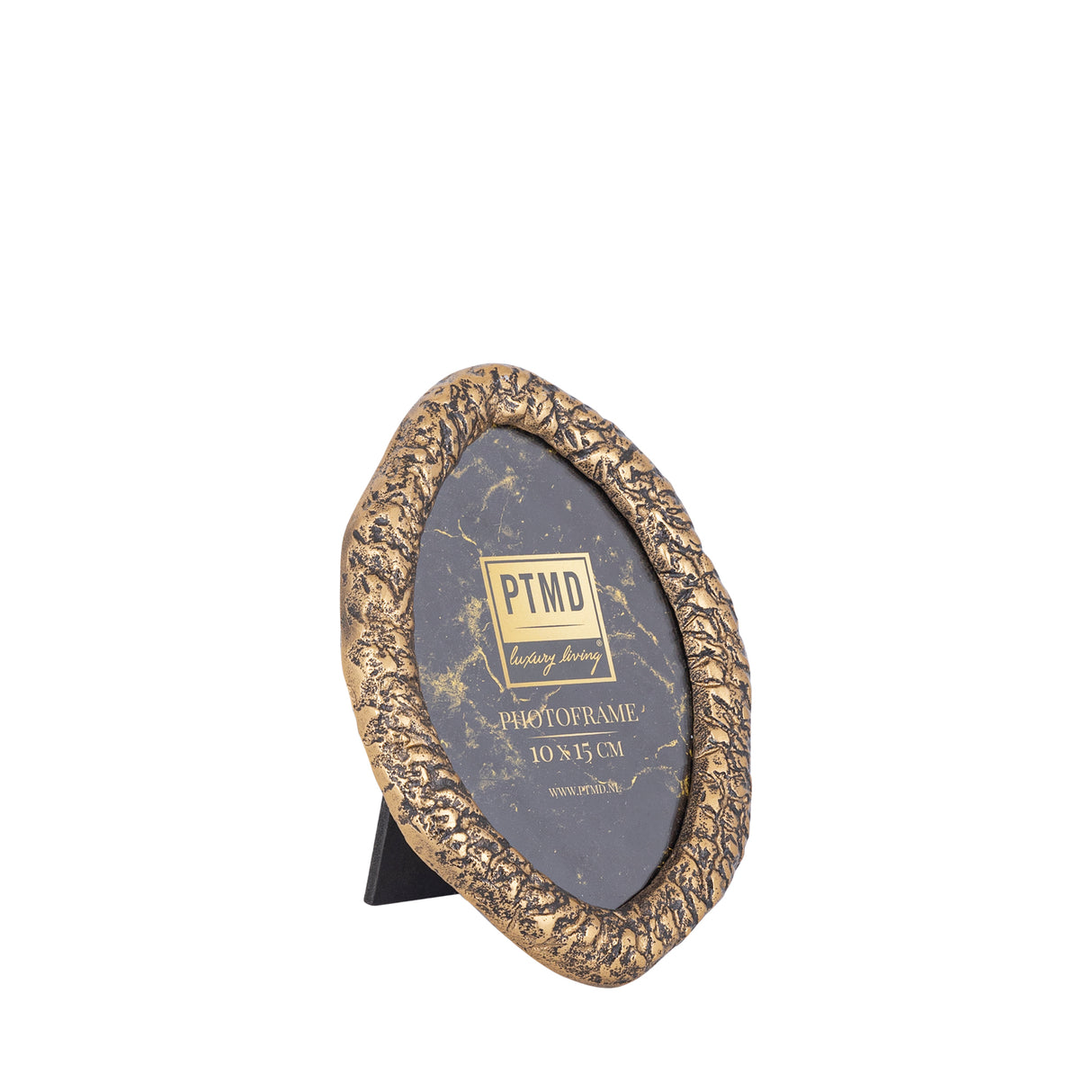 Paislie Brass Cast Alum Photo Frame Oval 10 x 15cm - PHOTO FRAMES - PLATED, GILT, STONE - Beattys of Loughrea