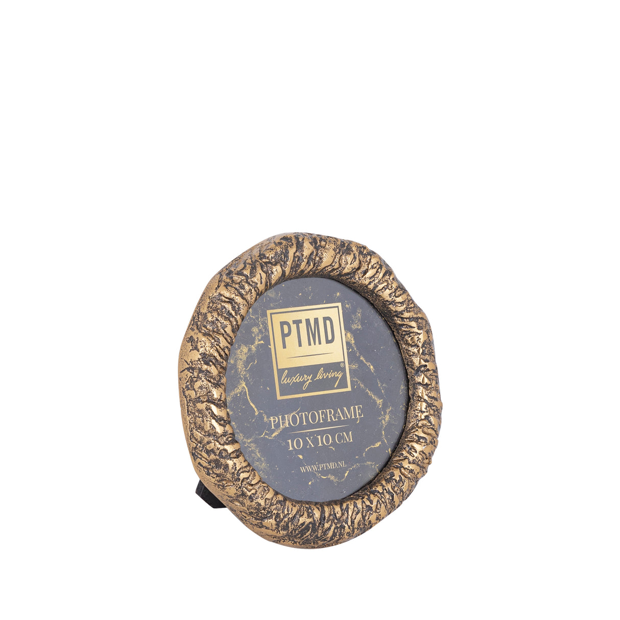 Paislie Brass Cast Alum Photo Frame Round 10 x 15cm - PHOTO FRAMES - PLATED, GILT, STONE - Beattys of Loughrea