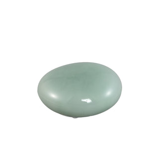 Shalon Stone Shaped Rechargeable LED Light 14cm Mint Green - GARDEN ORNAMENTS INCL SOLAR - Beattys of Loughrea