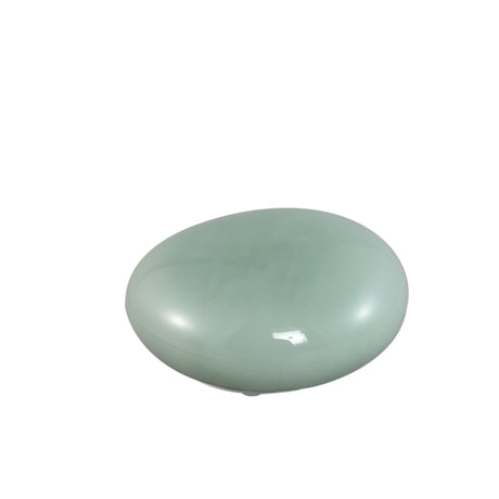 Shalon Stone Shaped Rechargeable LED Light 14cm Mint Green - GARDEN ORNAMENTS INCL SOLAR - Beattys of Loughrea