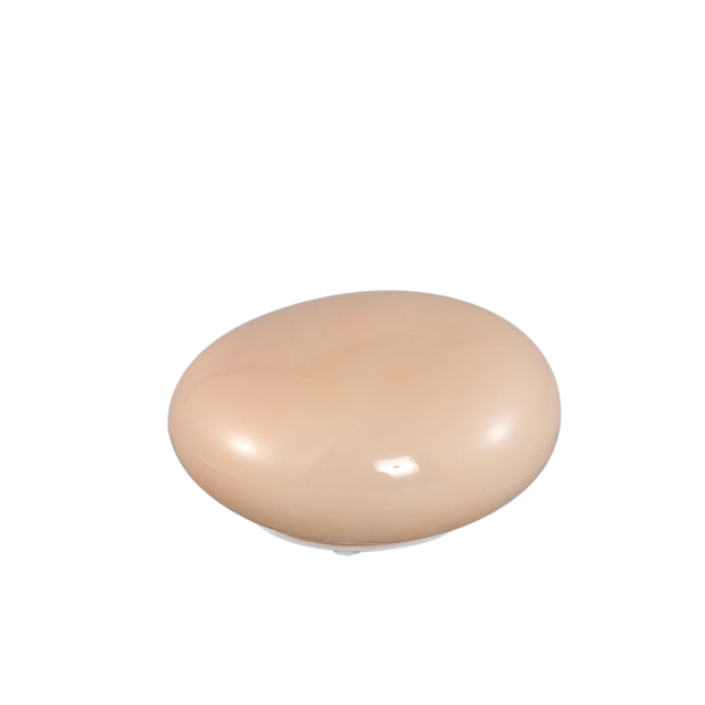 Shalon Stone Shaped Rechargeable LED Light 14cm Beige - GARDEN ORNAMENTS INCL SOLAR - Beattys of Loughrea