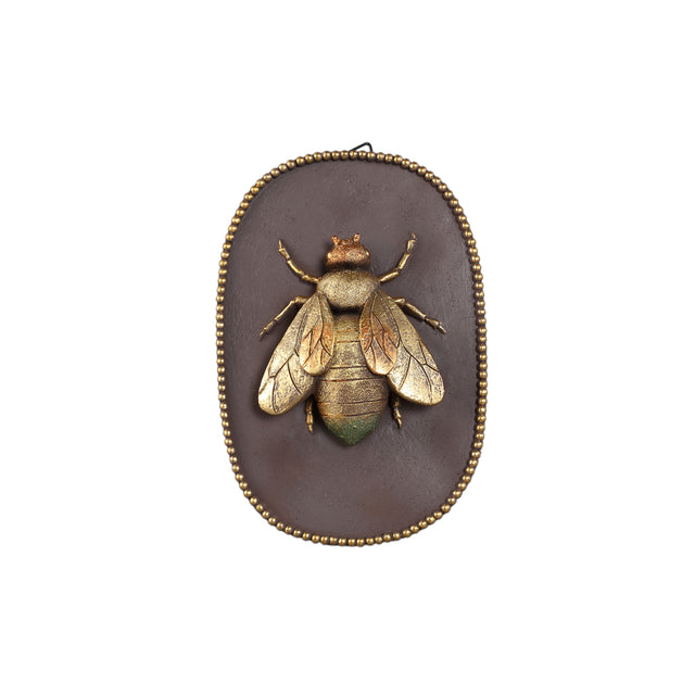 Adalay Gold Fly Wall Hanger 14cm - GARDEN ORNAMENTS INCL SOLAR - Beattys of Loughrea
