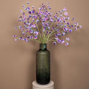 Purple Sweet Pea Spray Artificial Flower - FLOWERS - PAPER/PLASTIC - Beattys of Loughrea