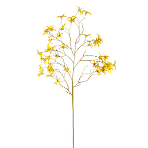 Yellow Wild Orchid Spray Artificial Flower - FLOWERS - PAPER/PLASTIC - Beattys of Loughrea