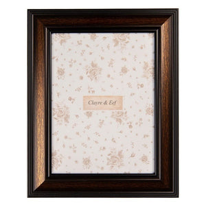 Photo Frame 10 x 15cm Brown Plastic Rectangle Baroque - PHOTO FRAMES - PLATED, GILT, STONE - Beattys of Loughrea