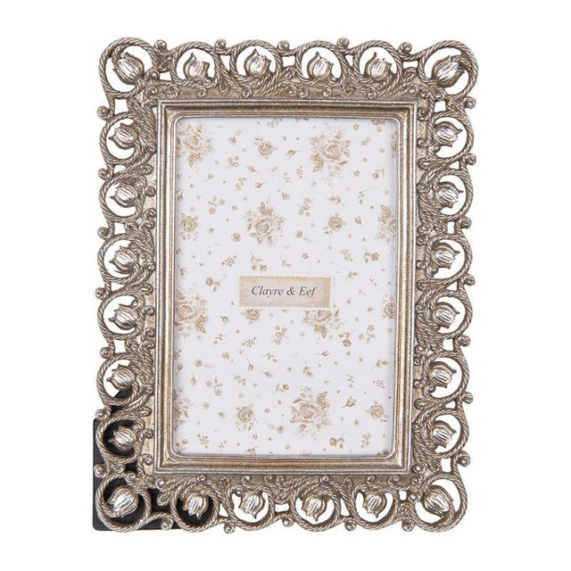 Photo Frame 10 x 15cm Silver Coloured Plastic Rectangle Classic - Beattys of Loughrea | www.beattys.ie