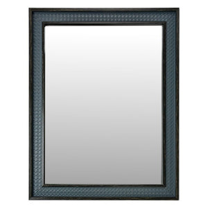Mirror 36 x 46cm Grey MDF Rectangle - WALL MIRRORS - Beattys of Loughrea