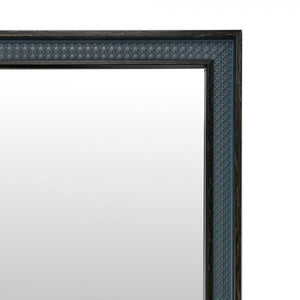 Mirror 36 x 46cm Grey MDF Rectangle - WALL MIRRORS - Beattys of Loughrea