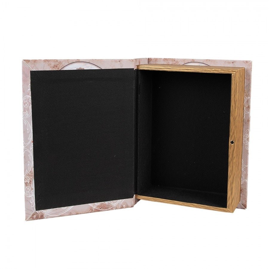 Storage Box Set of 3 Books Pink Wood Bird - ORNAMENTS - Beattys of Loughrea