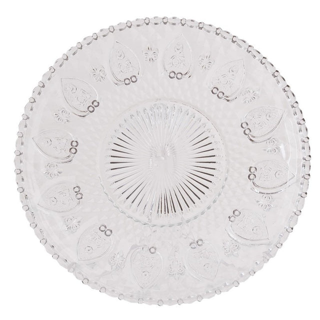 Dinner Plate 25cm Glass Round Dining Plate - MUG SETS - Beattys of Loughrea