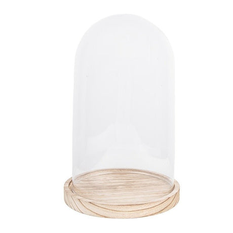 Cloche 18 x 28cm Glass Round Glass Bell Jar - GENERAL LOOSE WARE - Beattys of Loughrea