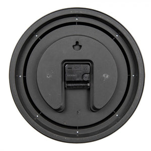 Wall Clock 31cm Brown Beige Plastic Round - CLOCKS - Beattys of Loughrea