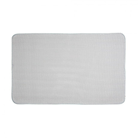 Bath Mat 78 x 48cm Blue Polyester Star Rectangle - BATH MATS/SETS - Beattys of Loughrea