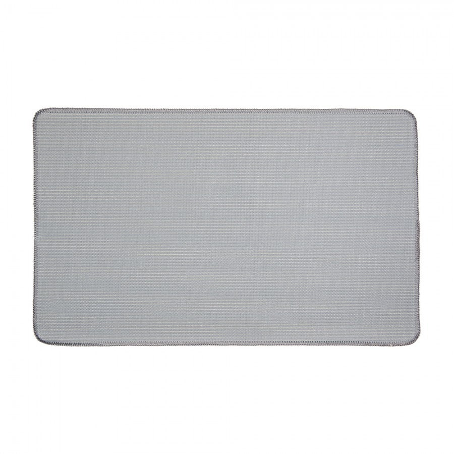 Bath Mat 78 x 48cm Grey Polyester Star Rectangle - BATH MATS/SETS - Beattys of Loughrea